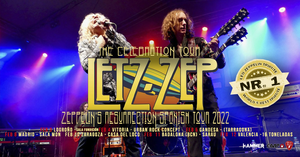 El mejor tributo de Led Zeppelin, Letz Zep, regresa esta semana de gira a España thumbnail